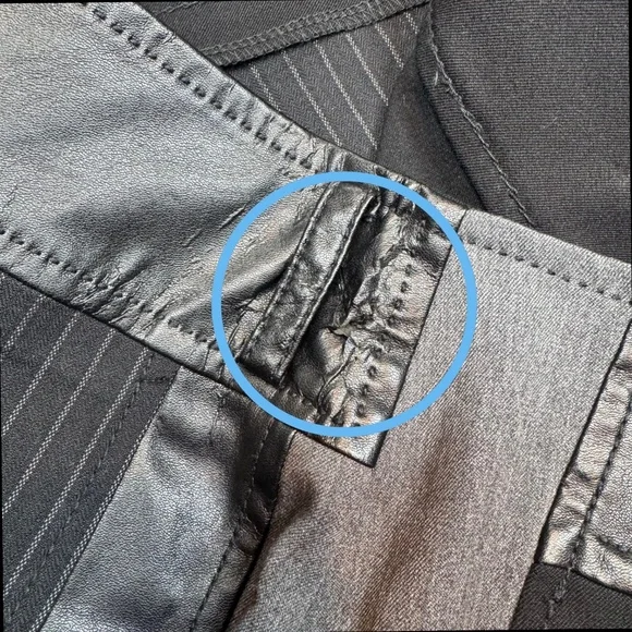 LeGatte Made in Italy Patchwork Mixed-Fabric Pants – IT 42 / US 6 - Picture 14 of 16